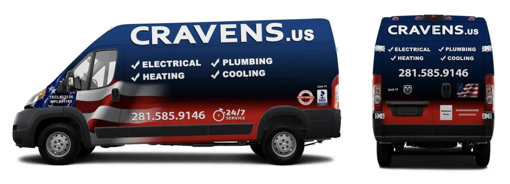 Cravens Electric Service Van